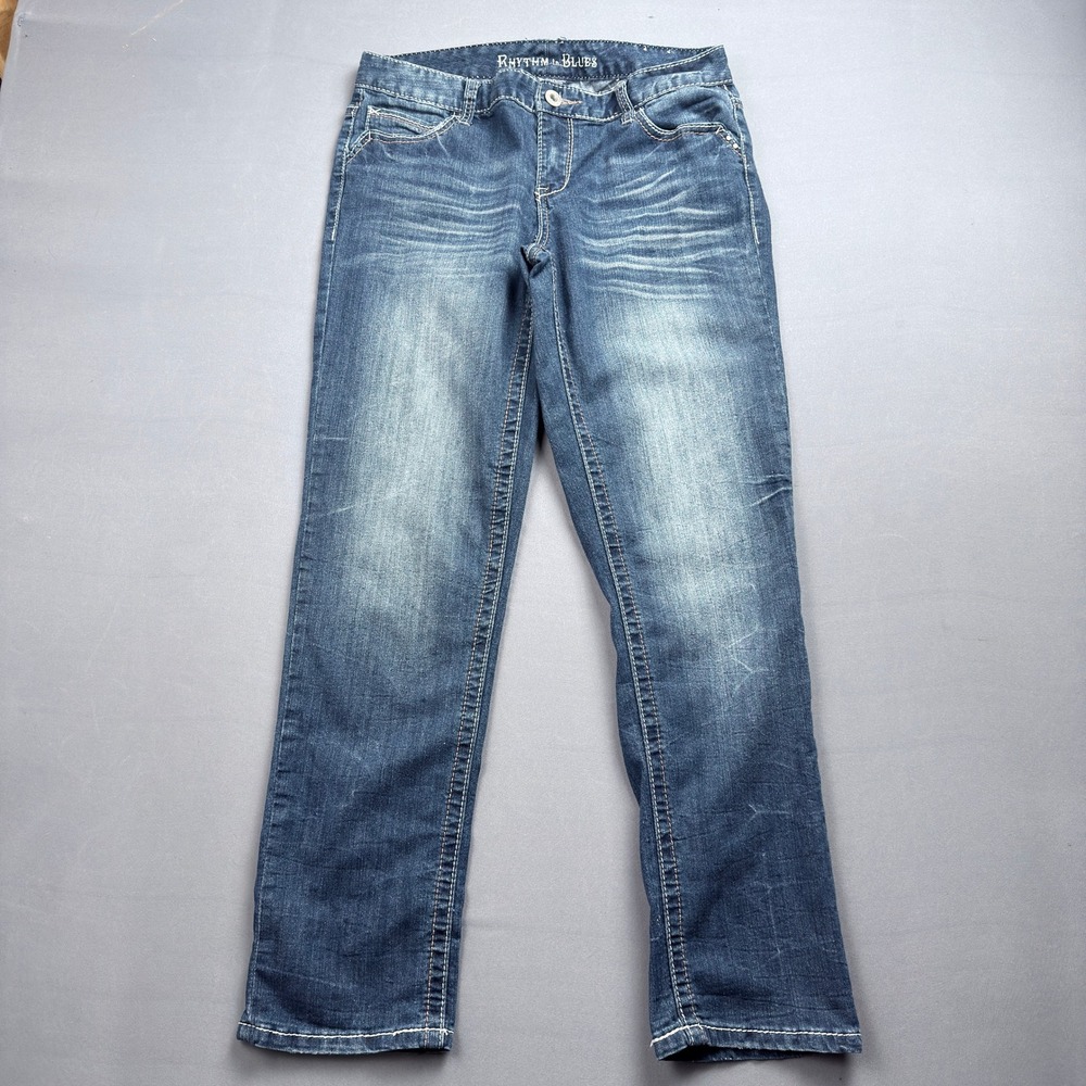 Rhythm in Blues Women's Jeans Size 6 Reg Classic‎ Blue Wash